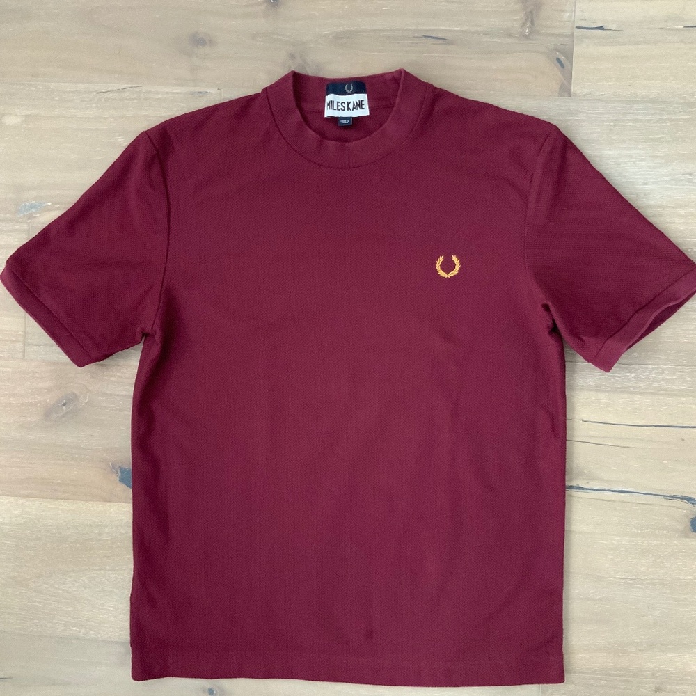 Fred Perry x Miles Kane textured pique tee